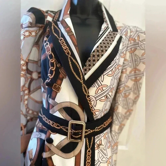 Women’s Printed Shirt Dress - Picture 3 of 11